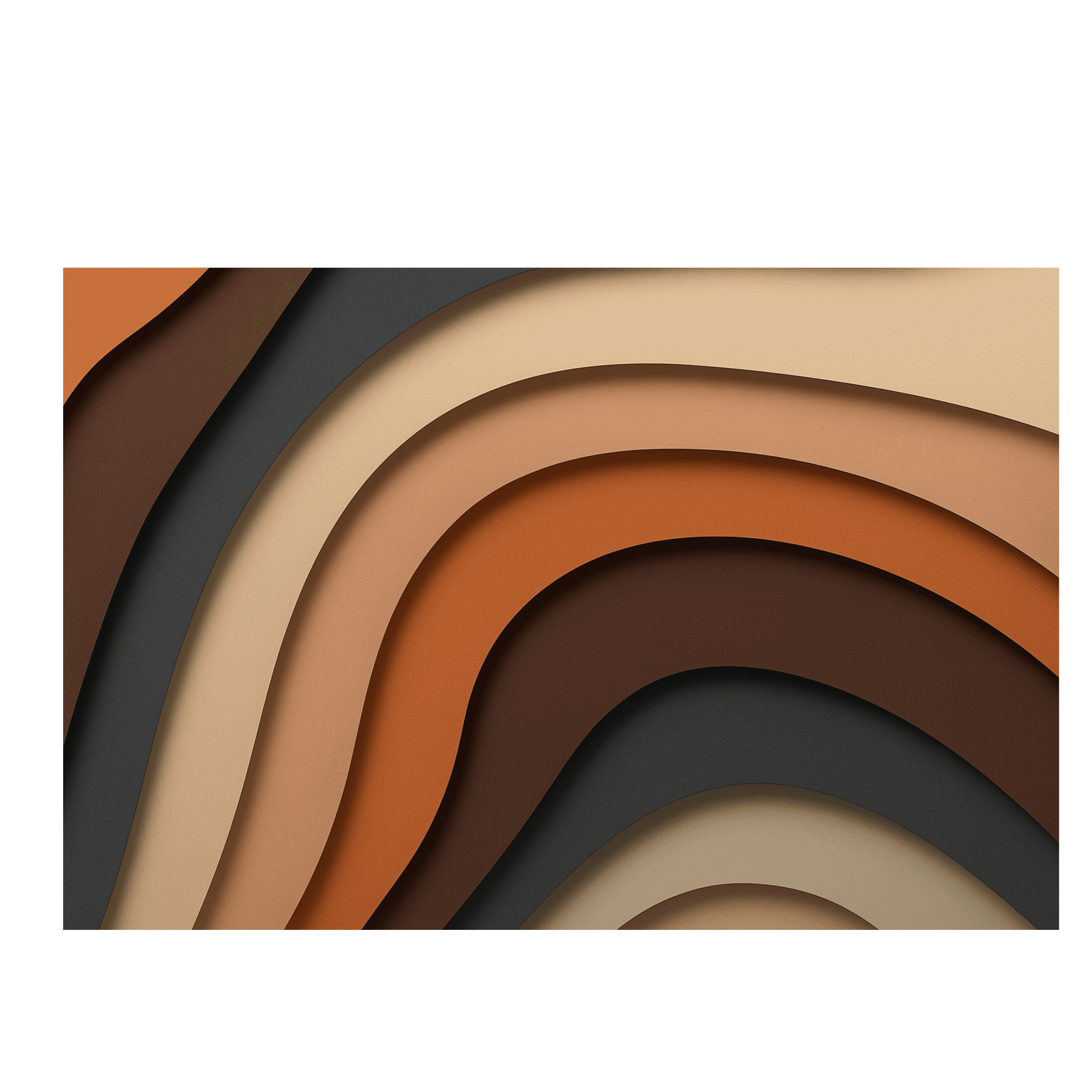 Layered intelligence abstract artwork
